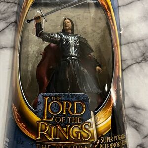 Lord of the Rings Aragorn figure, new in box.  Minor wear on box